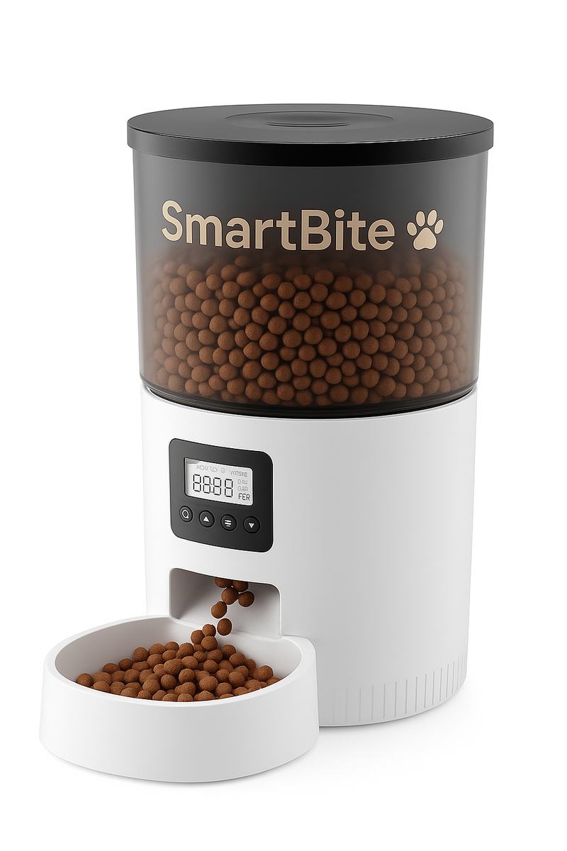 SmartBite™ – intelligent automatisk husdjursmatare 3L