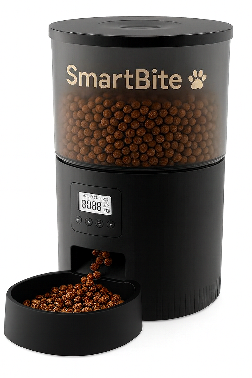 SmartBite™ – intelligent automatisk husdjursmatare 3L